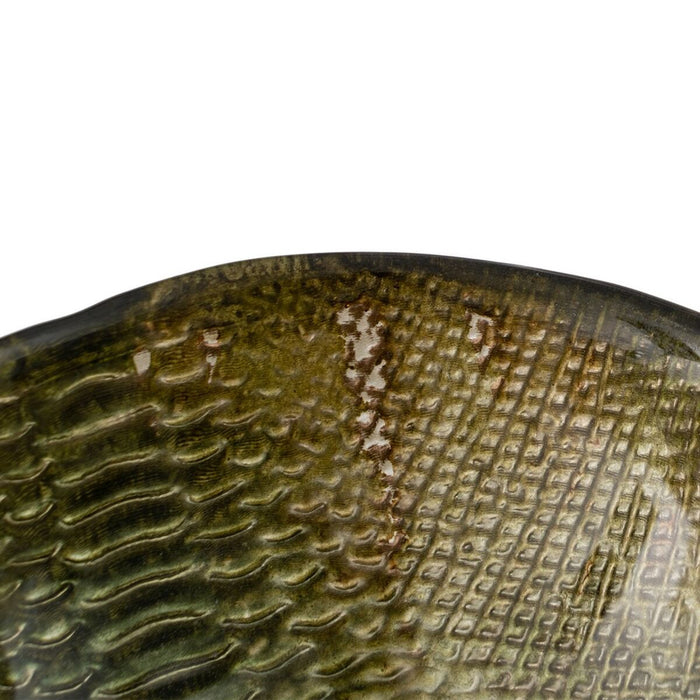 Decorațiune pentru Centrul Mesei Măslină Sticlă 14 x 14 cm