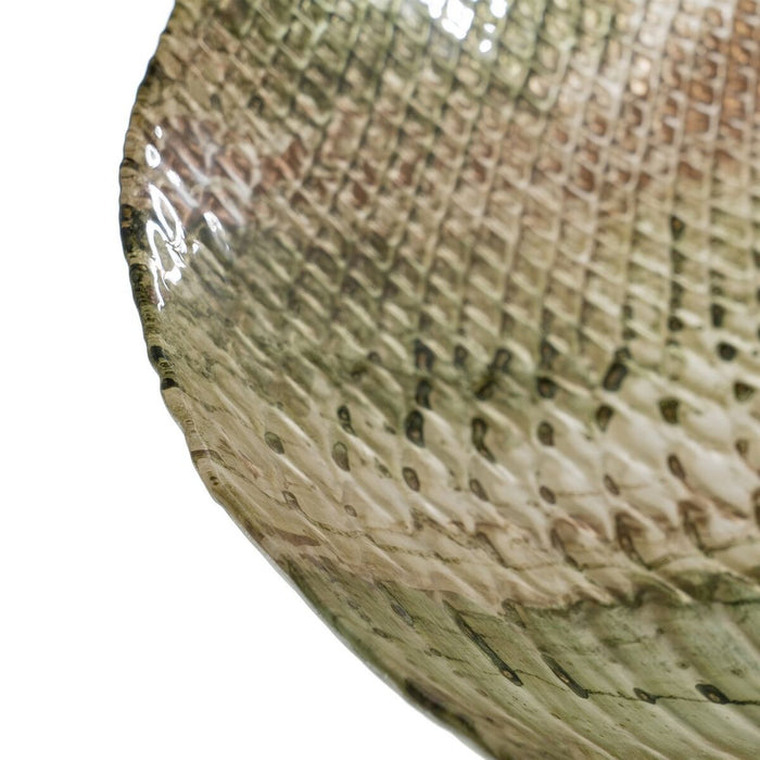 Decorațiune pentru Centrul Mesei Măslină Sticlă 40 x 40 cm