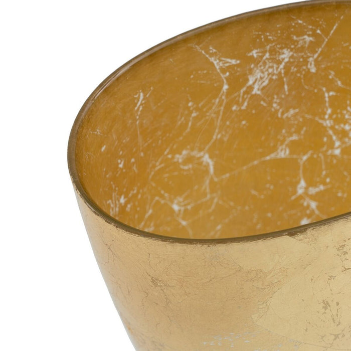 Decorațiune pentru Centrul Mesei Auriu* Sticlă 23,5 x 14 cm