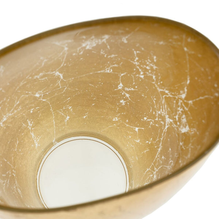 Decorațiune pentru Centrul Mesei Auriu* Sticlă 23,5 x 14 cm