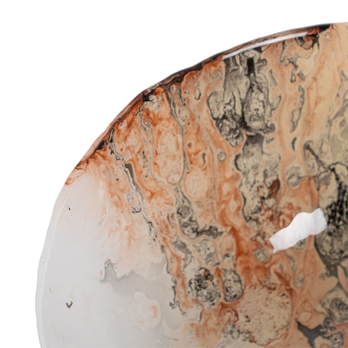 Decorațiune pentru Centrul Mesei Somon Geam 28 x 28 x 12 cm