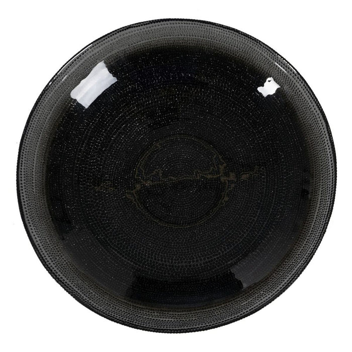 Decorațiune pentru Centrul Mesei Negru Geam 30 x 30 x 6,5 cm