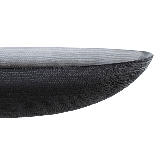 Decorațiune pentru Centrul Mesei Negru Geam 39,5 x 39,5 x 7,5 cm