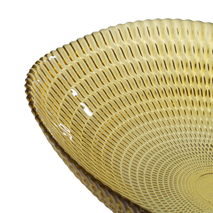 Decorațiune pentru Centrul Mesei Galben Geam 21 x 21 x 6,5 cm