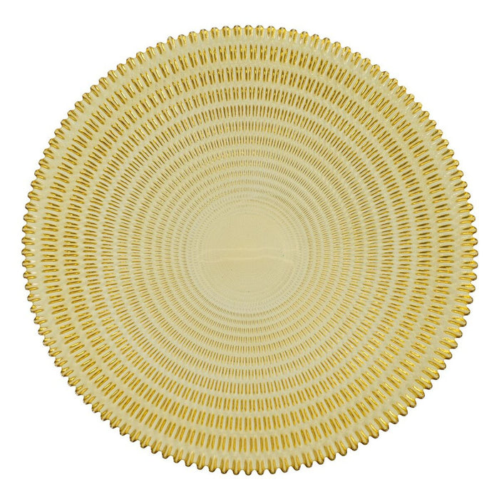 Decorațiune pentru Centrul Mesei Galben Geam 40 x 40 x 7 cm