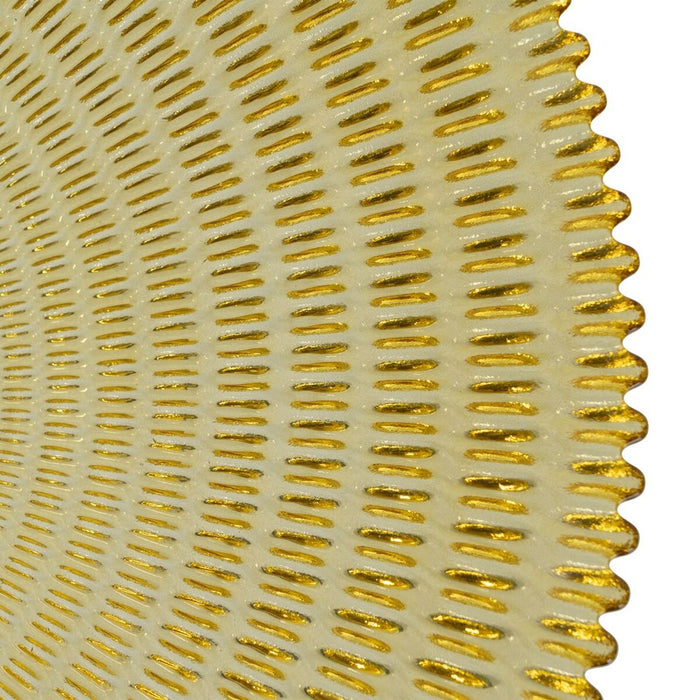 Decorațiune pentru Centrul Mesei Galben Geam 40 x 40 x 7 cm