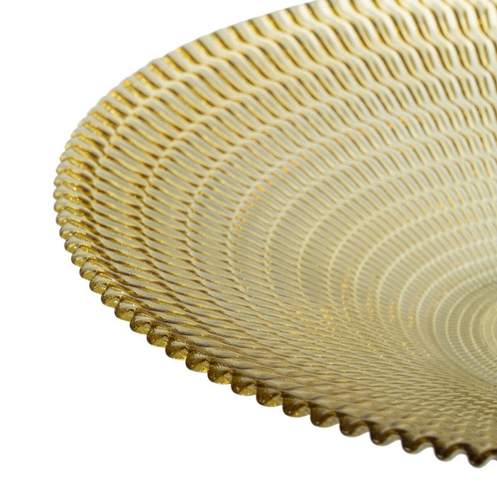 Decorațiune pentru Centrul Mesei Galben Geam 40 x 40 x 7 cm