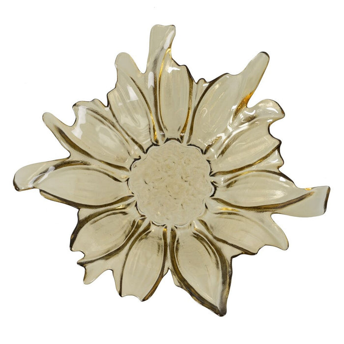 Decorațiune pentru Centrul Mesei Măslină Geam 28 x 28 x 10,5 cm