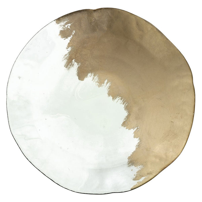 Decorațiune pentru Centrul Mesei Auriu* Geam 39 x 39 x 6,5 cm