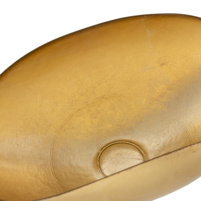 Decorațiune pentru Centrul Mesei Auriu* Geam 15 x 29 x 13 cm