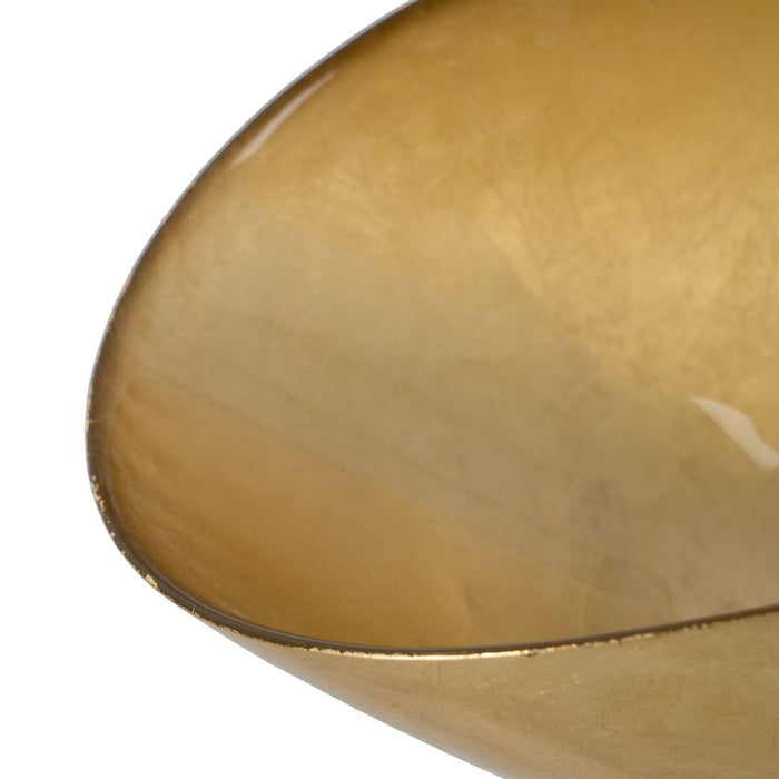 Decorațiune pentru Centrul Mesei Auriu* Geam 17 x 37 x 17 cm