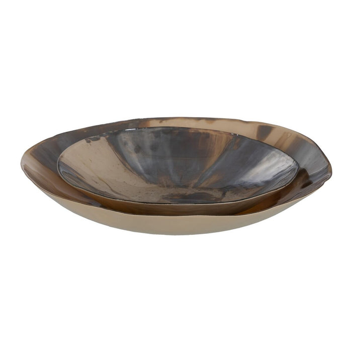 Decorațiune pentru Centrul Mesei Maro Crem Geam 40 x 40 x 9 cm