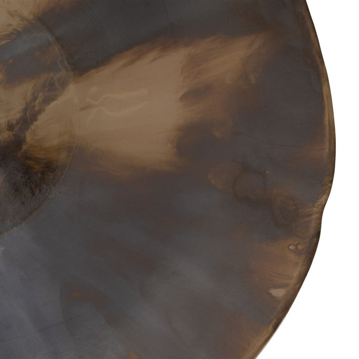 Decorațiune pentru Centrul Mesei Maro Crem Geam 40 x 40 x 9 cm