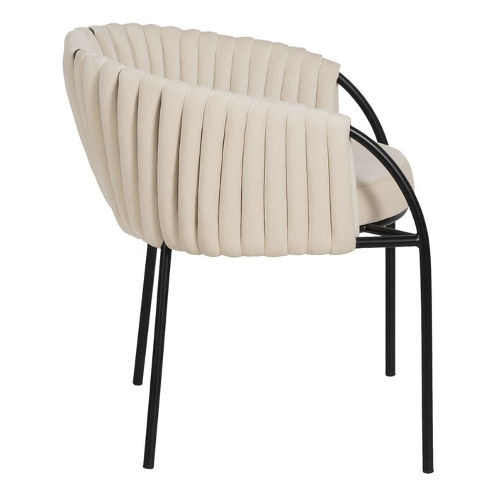 Scaun Alb Negru 60 x 49 x 70 cm