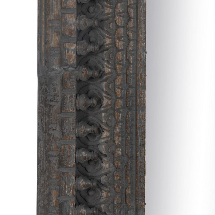 Oglindă Garderobă Maro închis Geam Lemn de mango Lemn MDF Vertical 67,3 x 5,1 x 176,5 cm