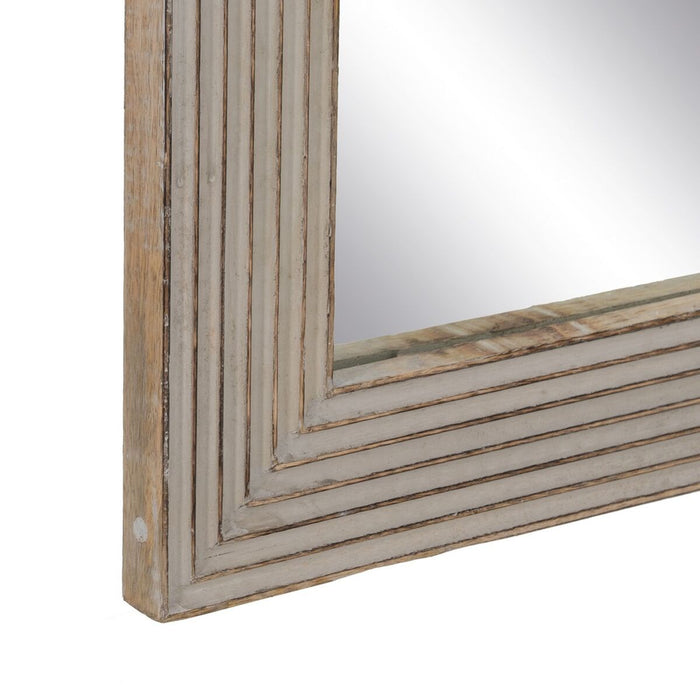Oglindă Garderobă Alb Natural Geam Lemn de mango Lemn MDF Vertical 64,8 x 3,8 x 172,7 cm