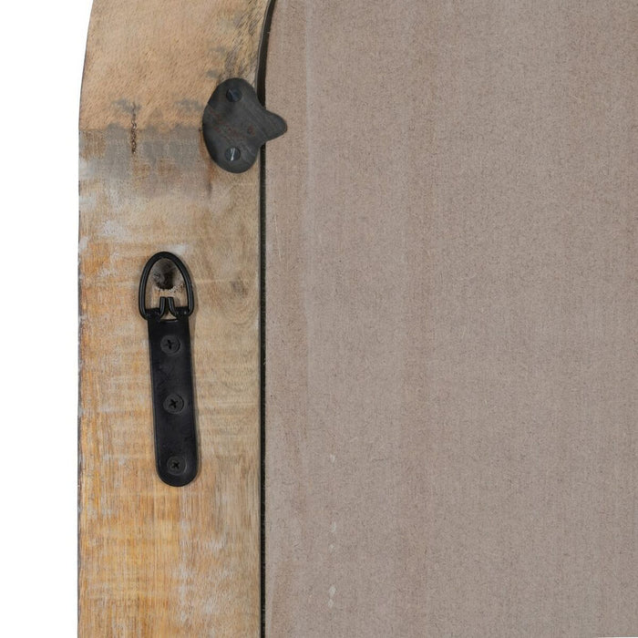 Oglindă Garderobă Alb Natural Geam Lemn de mango Lemn MDF Vertical 64,8 x 3,8 x 172,7 cm