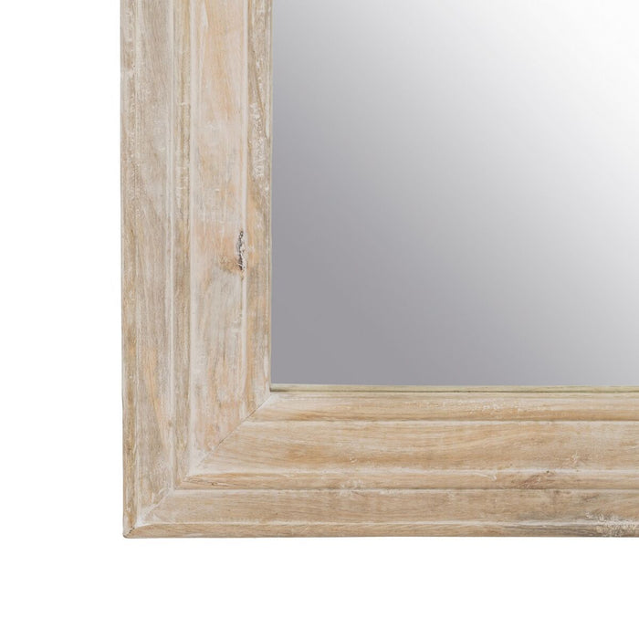 Oglindă Garderobă Alb Natural Geam Lemn de mango Lemn MDF Vertical 87,63 x 3,8 x 203,2 cm