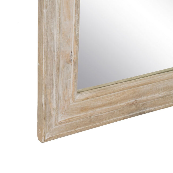 Oglindă Garderobă Alb Natural Geam Lemn de mango Lemn MDF Vertical 87,63 x 3,8 x 203,2 cm