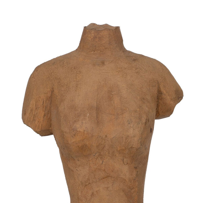 Sculptură Bust Bej 14,5 x 9 x 38,5 cm (2 Unități)