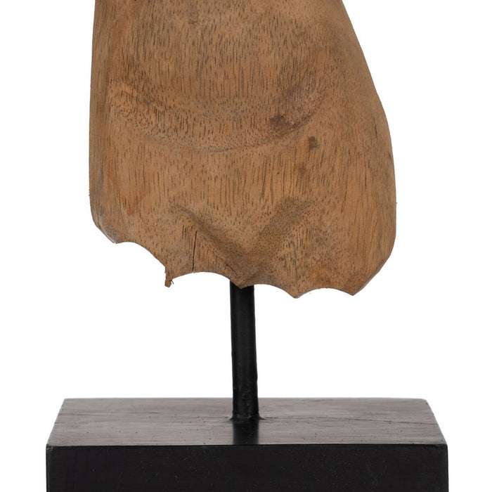 Sculptură Bust Bej 14,5 x 9 x 38,5 cm (2 Unități)