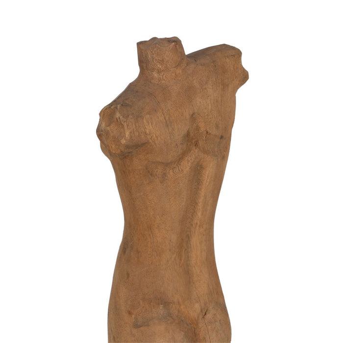 Sculptură Bust Bej 14,5 x 9 x 38,5 cm (2 Unități)
