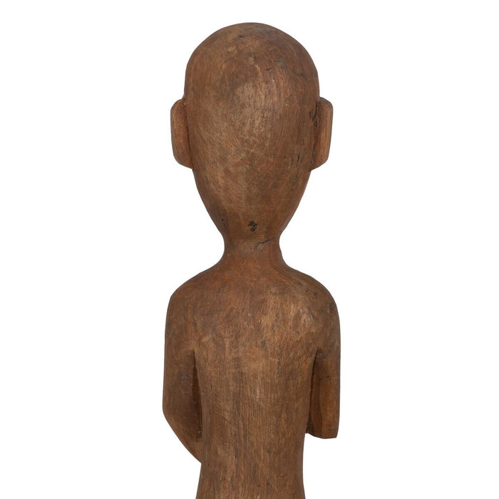 Figură Decorativă Natural African 14,5 x 9 x 38,5 cm (2 Unități)