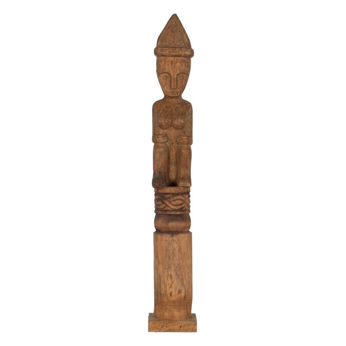 Figură Decorativă Natural African 14 x 14 x 88,5 cm