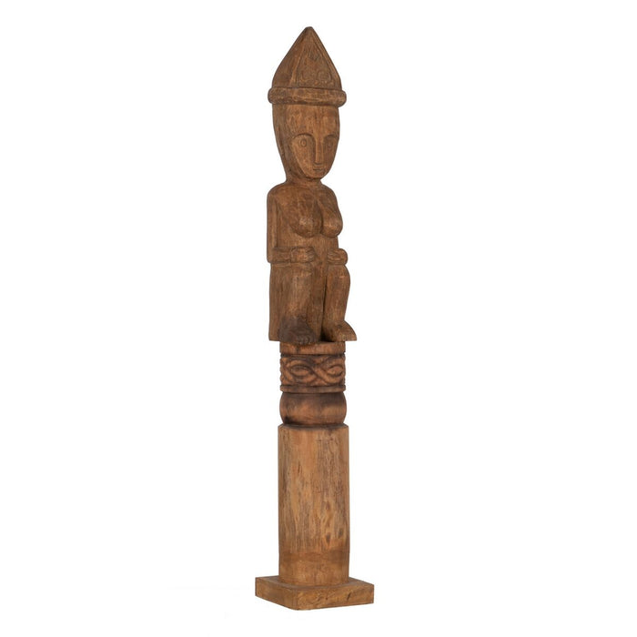 Figură Decorativă Natural African 14 x 14 x 88,5 cm