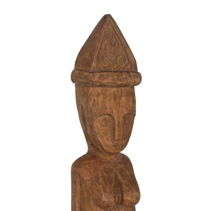 Figură Decorativă Natural African 14 x 14 x 88,5 cm