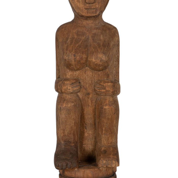 Figură Decorativă Natural African 14 x 14 x 88,5 cm