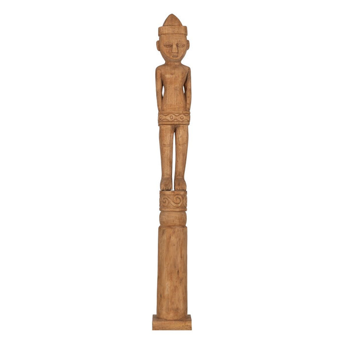 Figură Decorativă Natural African 14 x 14 x 113 cm