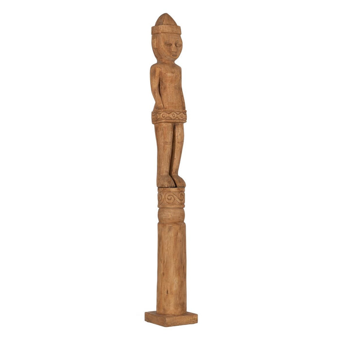 Figură Decorativă Natural African 14 x 14 x 113 cm