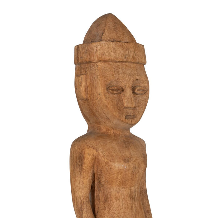 Figură Decorativă Natural African 14 x 14 x 113 cm