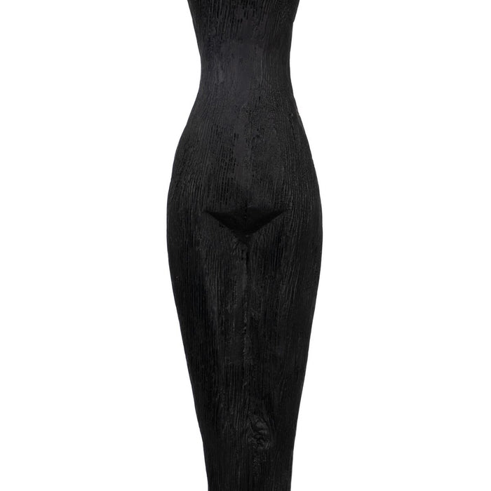 Figură Decorativă Negru Femeie 9 x 9 x 77 cm