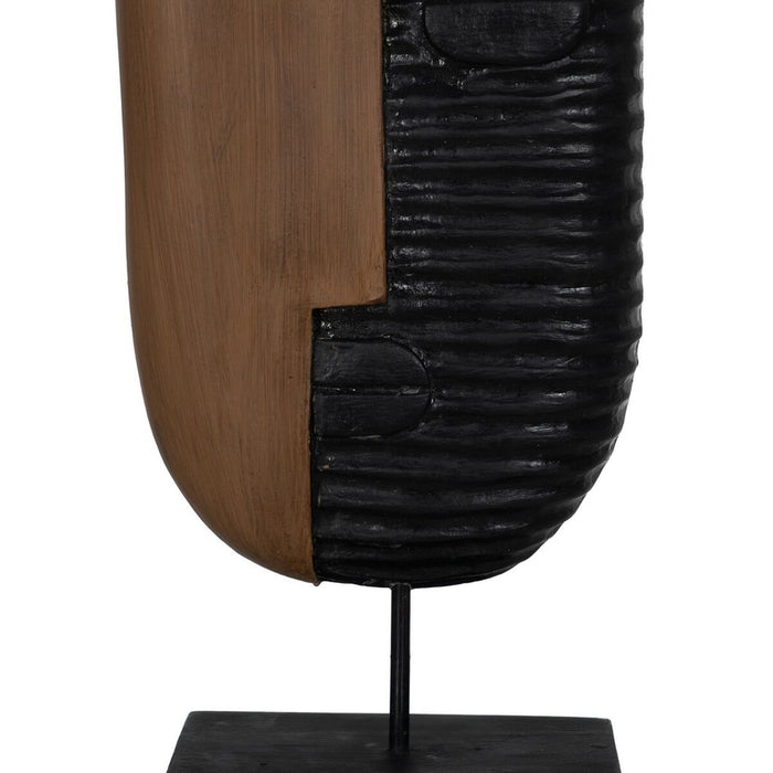 Figură Decorativă Maro Mască 20,5 x 12 x 49 cm