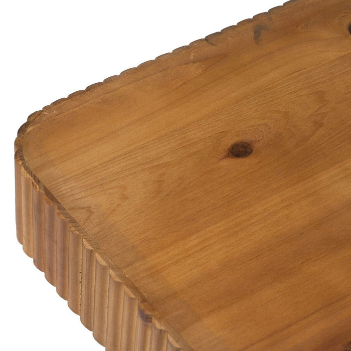 Consolă Maro Negru Lemn Fier 100 x 40 x 70 cm