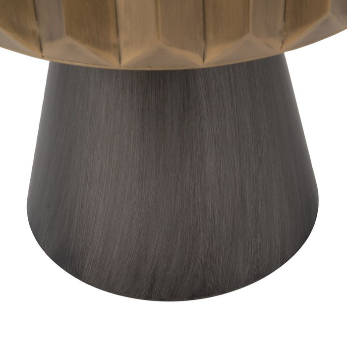 Măsuță Laterală Negru Auriu* Fier 63 x 63 x 62 cm