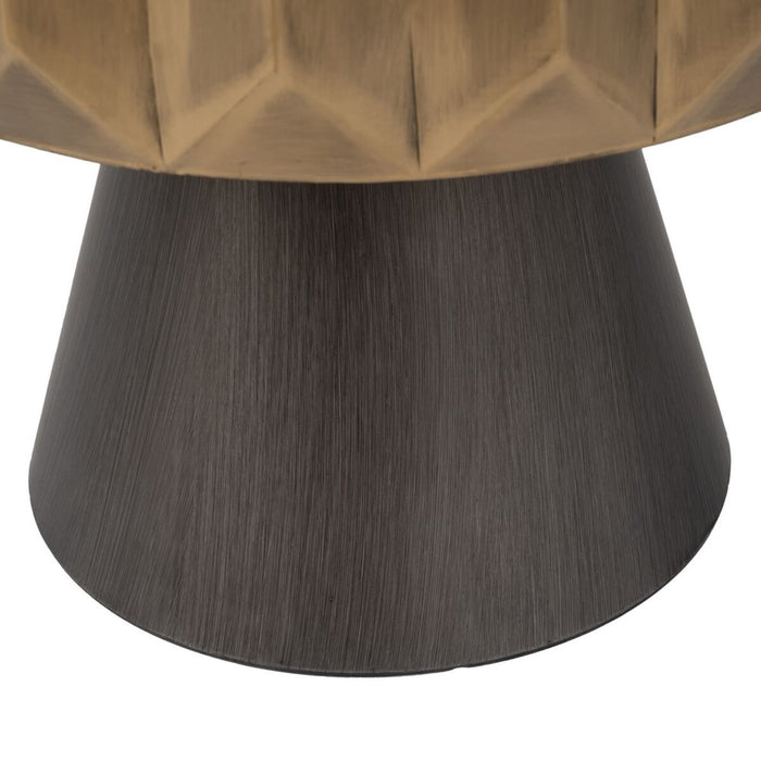Masa de Cafea Negru Auriu* Fier 49 x 49 x 45,5 cm