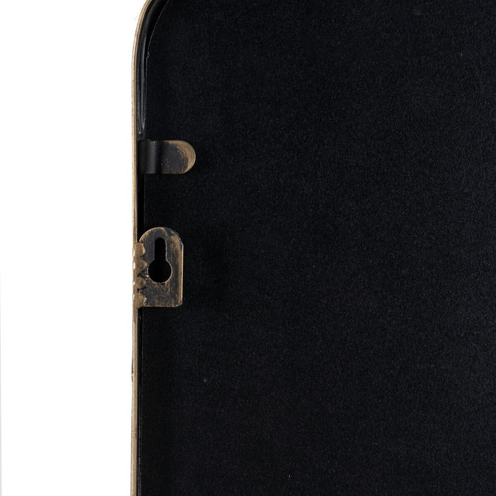 Oglindă de perete Auriu* Geam Fier 62 x 16 x 65 cm