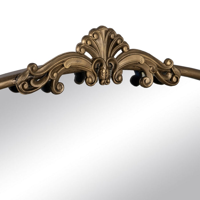 Oglindă de perete Auriu* Geam Fier 54 x 16,5 x 51 cm