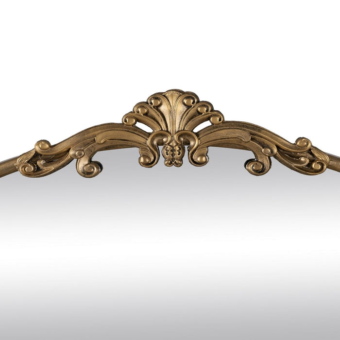 Oglindă de perete Auriu* Geam Fier 59 x 14,5 x 63 cm