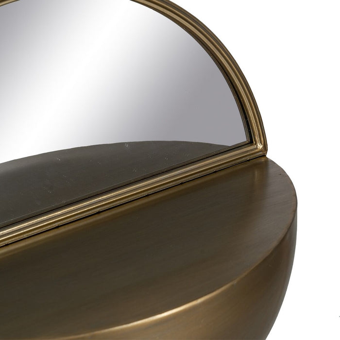 Oglindă de perete Auriu* Geam Fier 36 x 17 x 40 cm