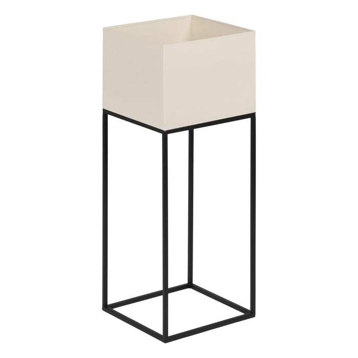 Set de jardiniere Crem Metal 26 x 26 x 70 cm (3 Unități)