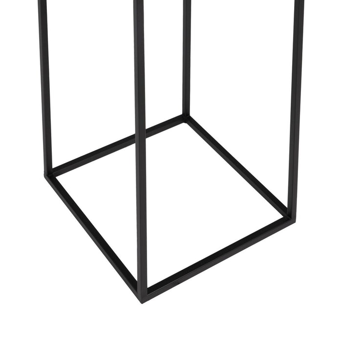 Set de jardiniere Crem Metal 26 x 26 x 70 cm (3 Unități)