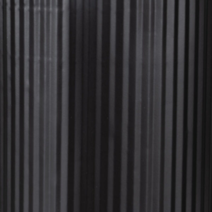 Set de jardiniere Negru Fier 16,5 x 16,5 x 28 cm (2 Unități)