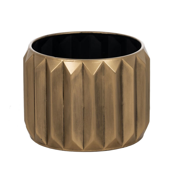 Set de jardiniere Auriu* Fier 37,5 x 37,5 x 23 cm (2 Unități)