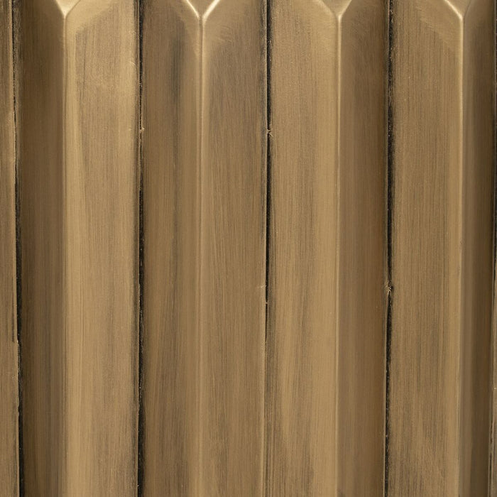 Set de jardiniere Auriu* Fier 37,5 x 37,5 x 23 cm (2 Unități)