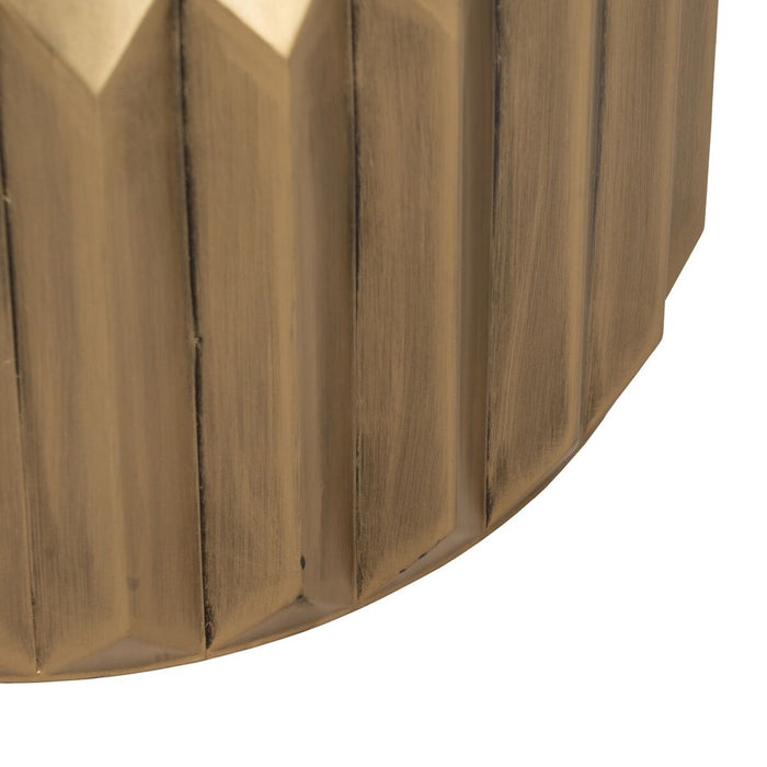 Set de jardiniere Auriu* Fier 37,5 x 37,5 x 23 cm (2 Unități)