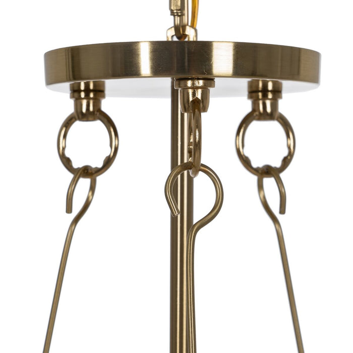 Lustră Auriu* Geam Fier 220-240 V 35 x 35 x 72 cm